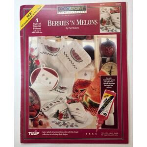 ColorPoint Paint Stitching "Berries 'N Melons" by Pat Waters vn